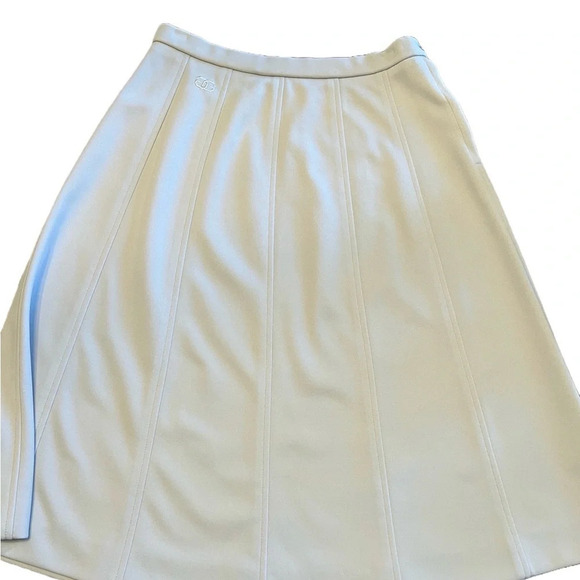 Vintage Givenchy Sport -Rare Gray Midi Pleated Skirt -Women’s Size 10 - Picture 7 of 8